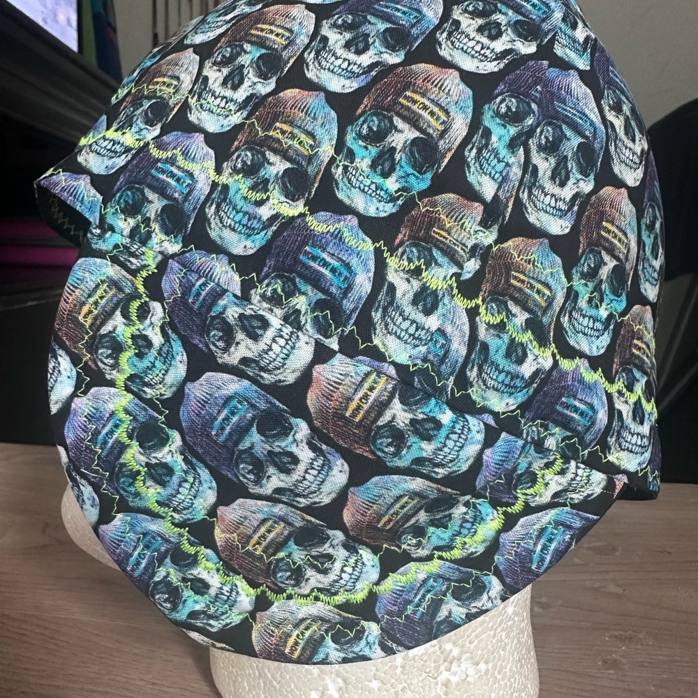 Skull Patterned Beanie Hat